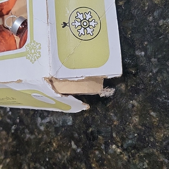 2 boxes (22) Red and Pink Vintage  Noelle glass Christmas tree ornaments w boxes - Picture 7 of 7